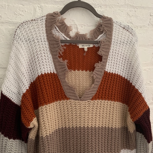 Miracle | Sweaters | Oversized Striped 